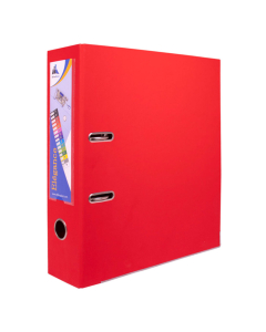 classeur a levier dos 75mm pp exterieur / pp interieur rouge