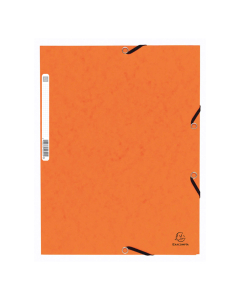 chemise élastique 3 rabats carte orange