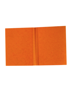 Protège-cahier carton 17x22 2 rabats 225gr orange