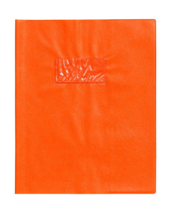 Protège-cahier plastique 17x22 opaque orange