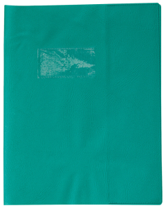 Protège-cahier plastique 17x22 opaque vert