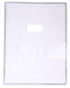 Protège-cahier plastique 24x32 cristal incolore 22/100è
