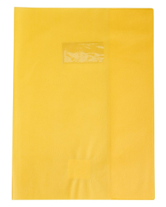 Protège-cahier plastique 24x32 opaque jaune