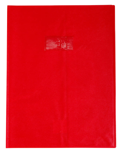 Protège-cahier plastique 24x32 opaque rouge