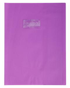 Protège-cahier plastique 24x32 opaque violet