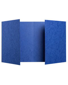 protège-cahier carton 17x22 2 rabats 225gr  bleu