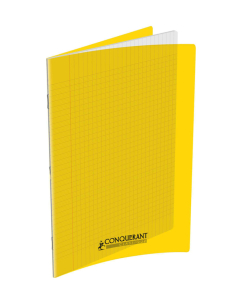 Cahier pp jaune 24x32 96p séyès 90g piqure