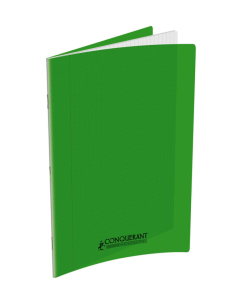 Cahier pp vert 24x32 96p séyès 90g piqure