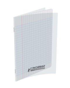 Cahier pp incolore 17x22 96p séyès 90g piqure