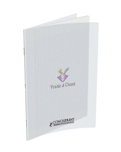 Cahier poésie et chant pp 24x32 48p séyès/uni 90g piqure