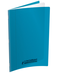 Cahier pp turquoise 24x32 96p séyès 90g piqure