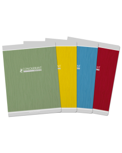 Cahier conquerant classique agrafe 240x320 96p 90g seyes recyclé