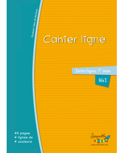 Cahier serpodile 17x22 48p l7mm niveau 1