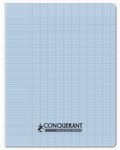 Cahier pp 17x22 96p séyès bleu ciel