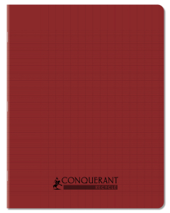 Cahier pp recyclé 17x22 96p séyès rouge