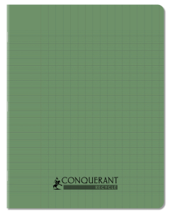 Cahier pp recyclé 17x22 96p séyès vert