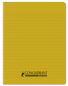 Cahier pp recyclé 17x22 96p séyès jaune