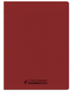 Cahier pp recyclé 24x32 96p rouge