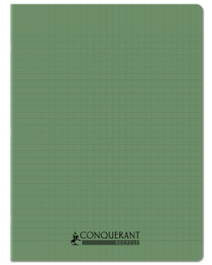 Cahier pp recyclé 24x32 96p séyès vert