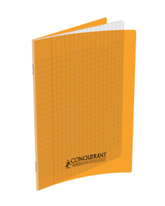 Cahier pp orange 17x22 96p séyès 90g piqure