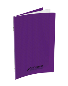 Cahier pp violet 21x29,7 96p séyès 90g piqure