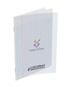 Cahier poésie et chant pp 17x22 48p séyès/uni 90g piqure