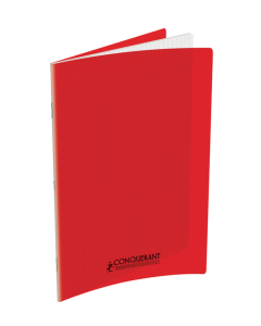 Cahier pp rouge 24x32 140p séyès 90g piqure