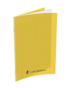 Cahier pp jaune 24x32 192p séyès 70g piqure