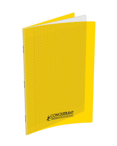 Cahier pp jaune 21x29,7 48p séyès 90g piqure