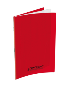 Cahier pp rouge 21x29,7 48p séyès 90g piqure