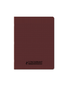 cahier pp marron 17x22 96p seyes 90g piqure