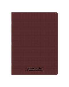 cahier pp marron 24x32 96p seyes 90g piqure