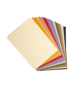 24f papier dessin coloris pastels assortis 50x65 160g