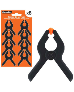 8 pinces de serrage 65mm