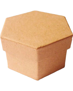 Boîte hexagonale carton