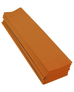 10f crépon standard 0,5x2m jaune orange