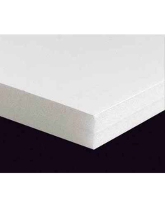 5 cartons mousse blanc 50x65cm 5mm