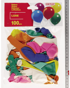 100 ballons à gonfler coloris assortis