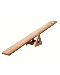 Planche à bascule en bois