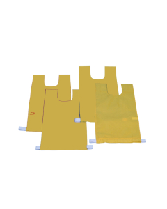 6 chasubles taille l jaune