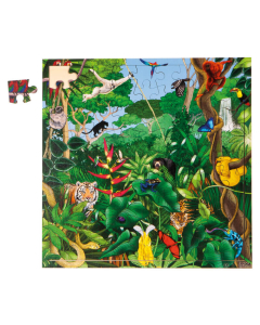 Puzzle les zones menacées : la forêt tropicale