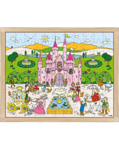 Puzzle château et princesses