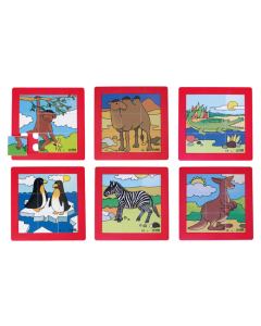 Puzzle les animaux sauvages