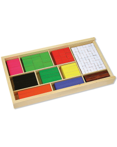 308 réglettes cuisenaire bois