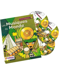 Musique du monde - livre + 3 cd