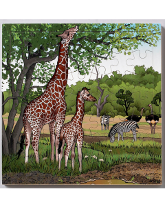 Puzzle les girafes