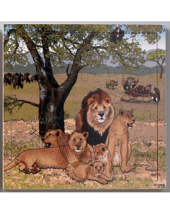 Puzzle les lions