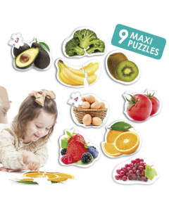 Maxi puzzles les aliments sains