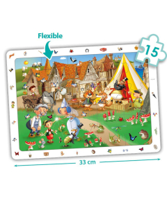 Puzzle les contes classiques lot de 4