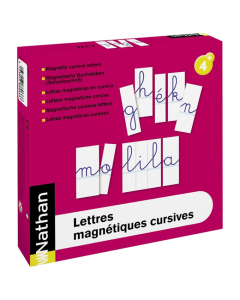 Lettres magnetiques cursives